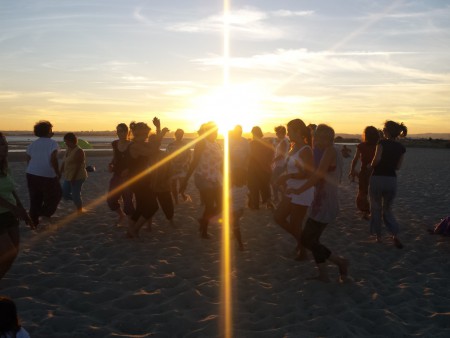 Aula na Praia do Barreiro, 2017